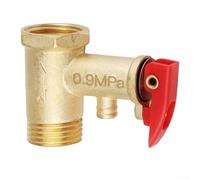 Vanne d'expansion, soupape de décharge de pression en cuivre pour chauffe-eau électrique, prévention des fuites, usage domestique (0,9 PA)