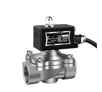Vanne d'explosion en acier inoxydable 304 3/8" DN10, vannes normalement fermées for gaz, 1 pièce(24VDC)
