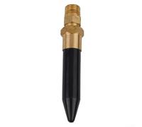 Vanne d'inclinaison en laiton pour gonflage de ballons, buse de gaz NPT1/4-18 avec embout en caoutchouc pour ballons en latex, fêtes, événements, doré, longueur 108 mm, contrôle du débit