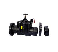 Vanne d'irrigation agricole électromagnétique, grand tuyau d'eau 300P, 3 pouces, 220vac 24vdc, avec connexion bride/BSP, 1 pièce(12VDC,3inch flange)