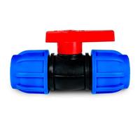 Vanne D'isolement, Raccords D'irrigation Robustes De 1/2" À 2", Vanne À Boisseau Sphérique en PE, Raccord À Compression for Conduite d'eau, Robinet D'arrêt d'eau(DN40)