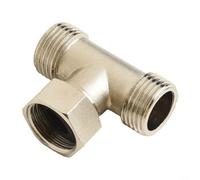 Vanne Divergente 3 Voies Laiton G1/2 pour Douche(Silver)