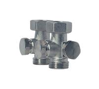 Vanne double droit monotube 3/4EK