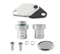 Vanne EGR Joint Kit Réparation Et Remplacement Refroidisseur Soupape Pour BMW M47N2 M57N2 E46 E90 E60 E61 E83 Pour X5 E70 Pour X6 E71 Pour X3 E83/E83N(Argent)