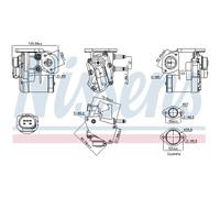 Vanne EGR NISSENS 98236