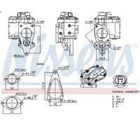 NISSENS 98241 Vanne EGR