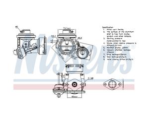 Vanne EGR NISSENS 98299