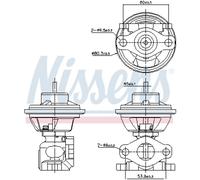 Vanne EGR NISSENS 98477