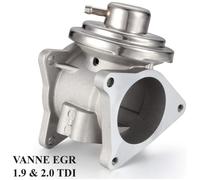 Vanne EGR pour VW Audi Seat Skoda 1.9 TDI 2.0 TDI avant - réf. 038131501AF 038131501AN 038131501S 038131637D