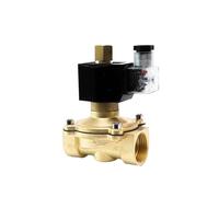 Vanne électromagnétique étanche IP65 en laiton normalement ouvert 1,9 cm DN20 220 V 110 V 24 V 12 V (BSP_24VAC)