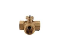 Vanne en laiton à 3 voies, boule de débit de mélange DN32 DN40 DN50(DN40)