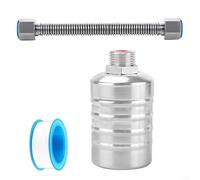 Vanne flottante de contrôle automatique du niveau d'eau en acier inoxydable pour réservoir d'eau, système d'irrigation de piscine, équipement de plomberie, régulateur de niveau de liquide