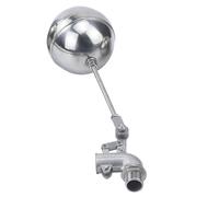 Vanne Flotteur Coudée En Acier Inoxydable, 1/2"-2", Contrôle Du Débit Du Robinet À Tournant Sphérique Flottant Coudé À 90 Degrés For Réservoir D'eau De Citerne/d'expansion, 1 Pièce(1-1/2")