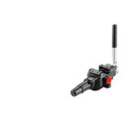 Vanne hydraulique de fendage du bois, débit de 25 GPM, construction durable en fonte , noir