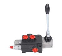 Vanne Hydraulique Directionnelle, Régulation De Débit, Pour Engins | 1 Bobine Double Effet, Corps En Fonte, 16-20 MPa, Levier Réglable, Pour Chariot Élévateur Et Engins