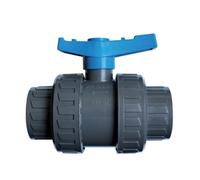 Vanne Interplast double union femelle Ø63 - 16 bars