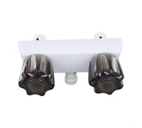 Vanne inverseur de douche en laiton ABS pour robinet de camping-car | Bouton, change le débit d'eau instantanément, s'adapte à la plupart des robinets de camping-car, empêche les fuites pendant
