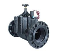 Vanne magnétique d'irrigation DN100 avec bouton de réglage du débit - Valve en nylon - 4 pouces - 220/110/24/12 V - Pour jardins, pelouses, agriculture (lancement CC (9-20 V))