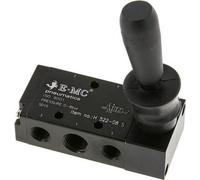 vanne manuelle à levier 5/2 G1/4'' (G1/8'') 0-8bar/0-112psi E.MC