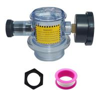 Vanne Manuelle de Purge d'air pour filtres à Sable de Piscine et Spa, pièce de Remplacement avec manomètre 0 à 60 PSI, écrou, Ruban d'étanchéité