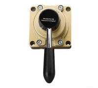 Vanne manuelle pneumatique en aluminium avec filetage 1/4" pour contrôle du débit d'air à 3 positions pour usage mécanique et industriel (HV-03)