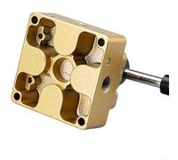 Vanne manuelle pneumatique en aluminium avec filetage 1/4" pour contrôle du débit d'air à 3 positions pour usage mécanique et industriel (HV-04)