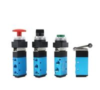 Vanne mécanique à 5 voies série MSV86522, 2 positions, MSV86522-R/EB/PPL/TB/LB/PB/PP, vanne de commande pneumatique manuel, opération manuelle d'air (Color : MSV86522R)