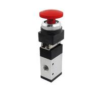 Vanne mécanique pneumatique à bouton champignon rouge à verrouillage 3/2 voies, filetage 12 mm, MV322EB