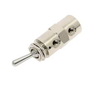 Vanne mécanique pneumatique cylindrique TAC2-4V Soupape d'échappement 2 positions 5 voies Interrupteur à bascule autobloquant avec raccords(TAC2-4V)