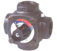 Vanne mélangeuse 4 voies en fonte - Thermador - Termomix - Filetage 26/34 - V4V26