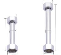 Vanne mélangeuse à 4 ports en acier inoxydable - Raccords de type U - Contrôle efficace de la température - Pour systèmes de chauffe-eau domestiques (E)