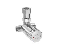 Vanne mélangeuse eau chaude et froide pour robinet temporisé ou électronique Chromé - TRES 29944601