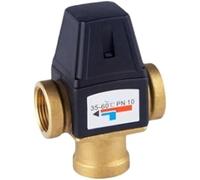 Vanne mélangeuse, Fil thermostatique en laiton de la manière DN20/25 FM de la vanne 3 de mélangeur 35-60°C for le chauffe-eau solaire(Dn20 Female Thread)