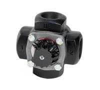 Thermador - Vannes mélangeuses et servomoteurs - Vanne mélangeuse fonte 4 voies Thermador-F 1"1/4 - Kvs 24
