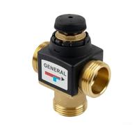 Vanne mitigeur thermostatique à 3 voies pour chauffage par le sol à eau chaude domestique, corps en laiton Dn20/DN25, filetage mâle 35-60 °C, plage de 1,6 MPa, pression de fonctionnement, protection