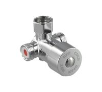 Vanne Mitigeur Thermostatique pour Douche, Contrôle de L'Eau Chaude et Froide, Robinet Chauffe-Eau à Température Réglable à Trois Voies