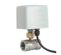 Vanne motorisée en acier inoxydable, 1 pièce, 1/2", 3/4", 1", 2", 220 V, 12 V, 24 V, 3 fils, 2 commandes, vanne à boisseau sphérique électrique, grand couple(3/4",220VAC)