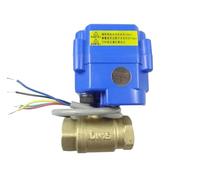 Vanne motorisée en laiton, G1/2" DN15, 2 voies, CR05, vanne électrique, vanne à bille motorisée