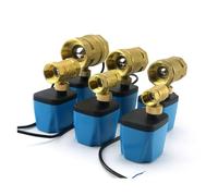 Vanne motorisée normalement fermée/ouverte 1/2 "3/4" 1 "2", 110V 220V 12V 24V, boule électrique en laiton à 2 fils for solénoïde d'eau(3/4",NORMALLY OPEN_AC110V-220V_2-WAY)