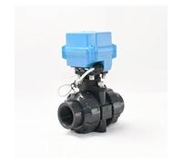 Vanne motorisée PVC 2 voies DN32 24 V Actionneur de moteur A150 Électrovanne électrique 12 V(Socket type)