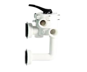 Vanne multivoies pour filtre à sable de piscine - PENTAIR WATER - Triton - 1""1/2 - Blanc