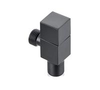 Vanne Noire Valve de soupape de 1/2 Pouce vanne en Laiton Mural Balcon de Salle de Bain Mural