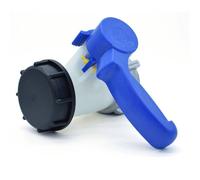 Vanne papillon avec écrou flottant en aluminium S60x6 pour cuve 1000 litres IBC-