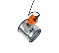 Vanne papillon DN80 en acier galvanisé avec actionneur Belimo LM230A, argent, AKDL100-LM230A 1.5W