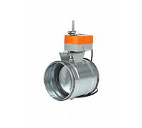 Vanne papillon DN80 en acier galvanisé avec actionneur Belimo LM230A, argent, AKDLL125-TF230 2.50W