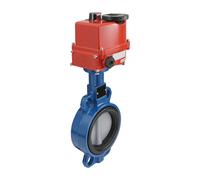 Vanne papillon electrique DN40 120-240V AC/DC Lug GGG40 NBR AG5