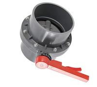 Vanne Papillon En PVC, Type À Emboîtement Soudé, 90mm, 110mm, 125mm, 160mm, 200mm, Poignée À Levier Manuelle, Conception Monobloc For Systèmes D'irrigation.(Plastic handle,160mm)