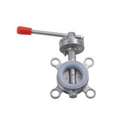 Vanne papillon sanitaire en acier inoxydable SS201/SS304 DN80/DN100/DN125/DN150 for brasserie artisanale et laiterie(Dn125)