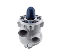 Vanne piscine 6 voies TOP Bride Noire Aqualux Cocoon Axos Xeo, avec collier, vis et joint