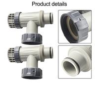 Vanne ?? piston facile ?? utiliser de remplacement pour Intex 10747 adapt??e aux